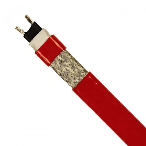SHTEIN SWT-15 MF RED, 15 Вт — греющий кабель внутрь трубы (саморегулирующийся, экранированный)
