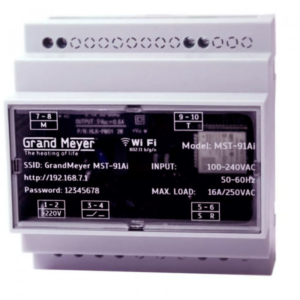 Grand Meyer MST-91Ai Wi-Fi, умная метеостанция для систем снеготаяния и антиобледенения