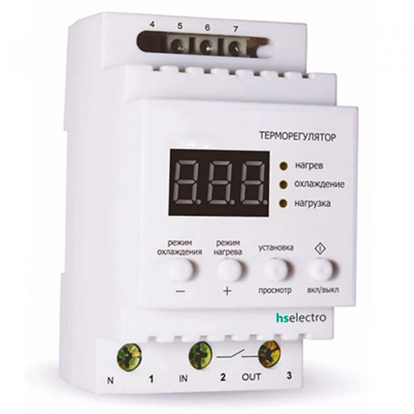 HS Electro ТР32У2, цифровой терморегулятор для систем обогрева