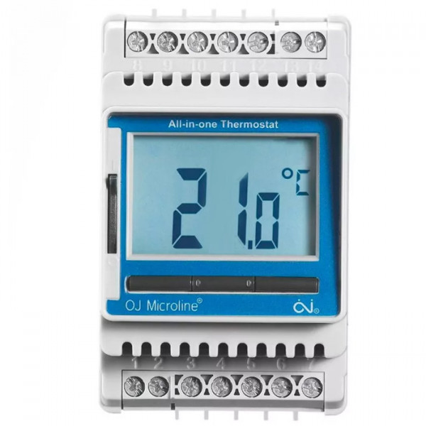 OJ Electronics ETN4-1999, цифровой терморегулятор для теплого пола, на DIN-рейку